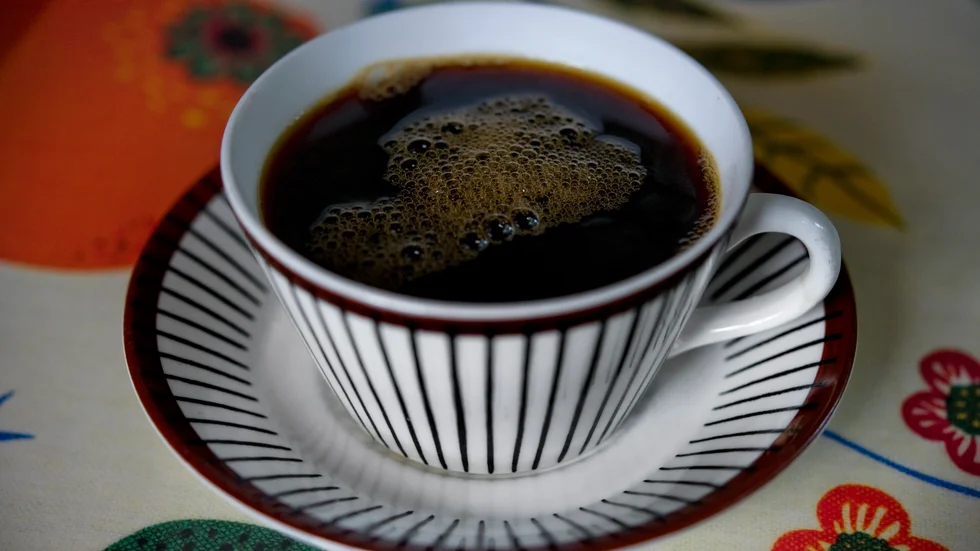 Detta är i alla fall en slät kopp kaffe.