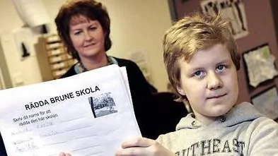 Joel Uisk som gått ut med protestlistor mot nedläggningen