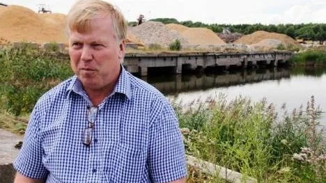 Karlholm 31 juli 2013. Fastighetsägaren Anders Högberg.