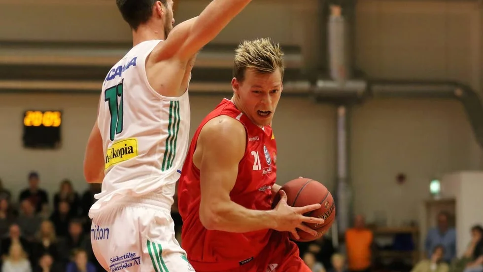 Comeback. Viktor Gaddefors gjorde 27 poäng för Uppsala Basket mot Södertälje.