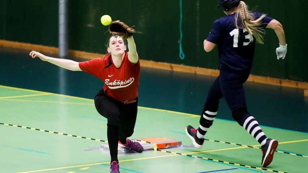 Bäst. Amanda Wallén var Enköpings bästa spelare mot Leksand, som vann båda matcherna.