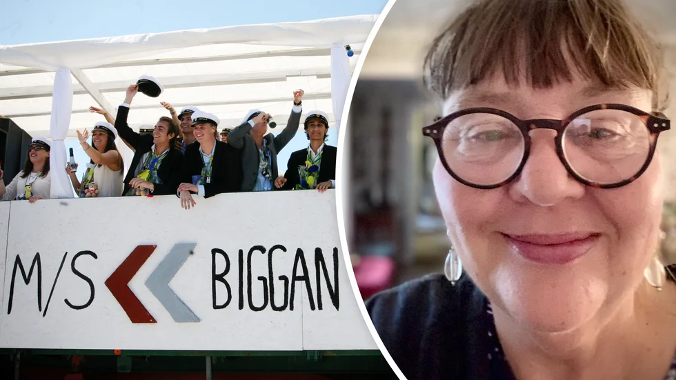 Birgitta Stiernstedt har hunnit bli populär bland många av eleverna under sina nästan 25 år på Wisbygymnasiet. Vid studentkortegen 2013 fick läraren en av vagnarna uppkallad efter sig. 