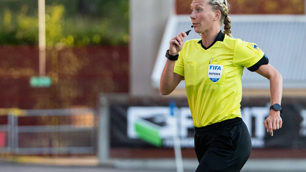 Tess Olofsson kommer döma i superettan nästa år. Arkivbild.