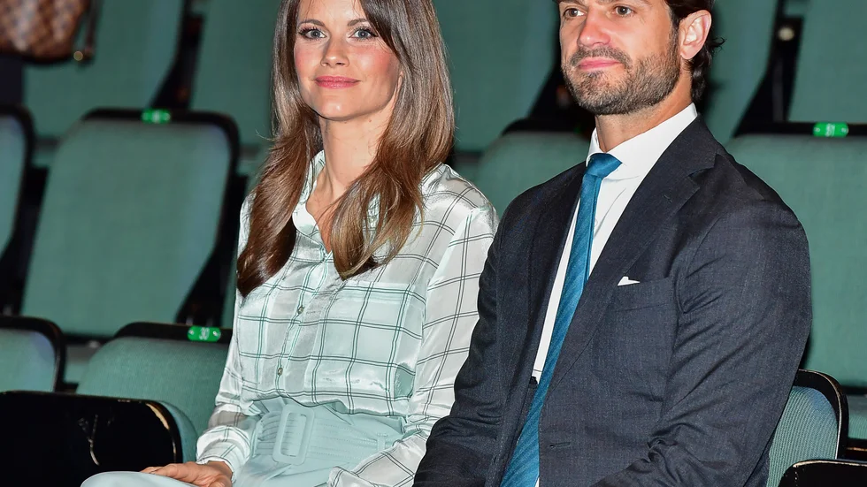 Prinsessan Sofia och prins Carl Philip. Arkivbild.