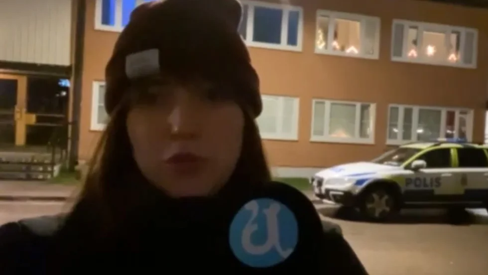 UNT på plats i Kvarngärdet efter mordförsöket.