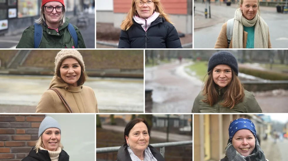 UNT gick ut på stan och frågade hur Uppsalas kvinnor upplever ojämställdhet. Från uppifrån vänster: Linda Sundqvist, Gunn-Henny Dahl, Inger Debruin, Marja Wolf, Anna Linde, Maria Hedefalk, Barbro Hedlund, Paula Lindholm.