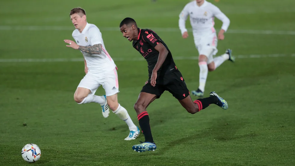 Real Sociedads Alexander Isak blev mållös mot Real Madrid.
