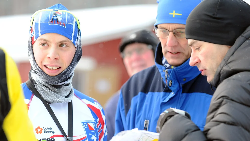 Markus Lundholm, OK Renen, bärgade ett VM-silver efter att en av hans mottävlande blivit diskad.