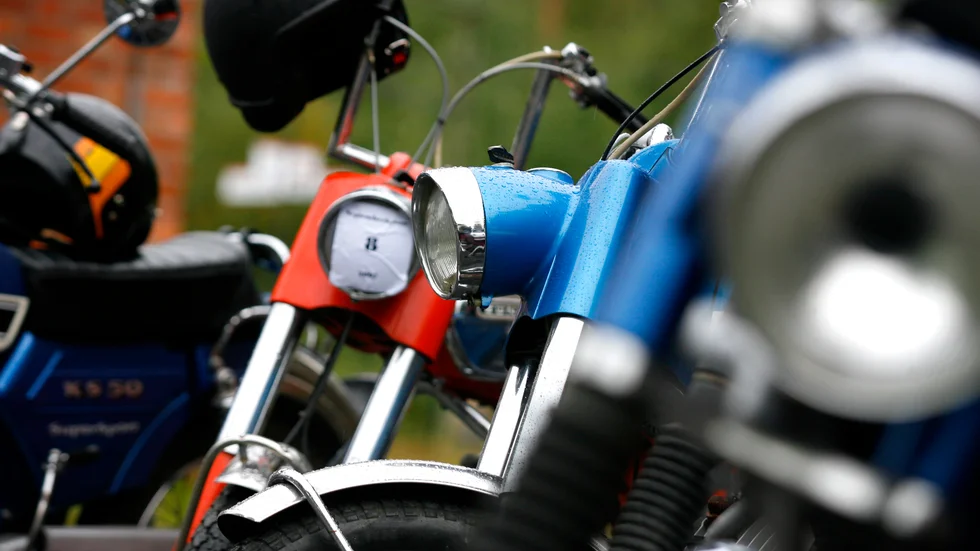 En 55-årig man har åtalats för rattfylleri efter att han kört moped med alkohol i kroppen.