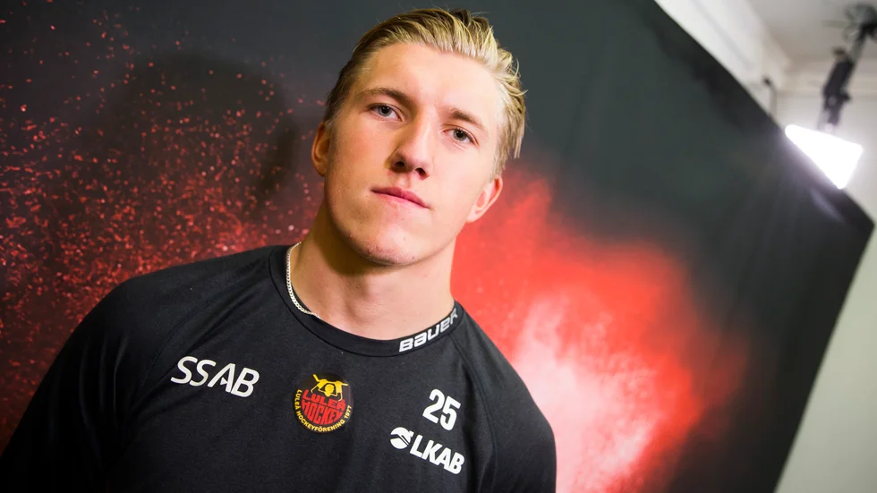 Den Rosviksfostrade backen Albin Thyni Johansson vill utmana om en av backplatserna i Luleå Hockeys SHL-trupp.