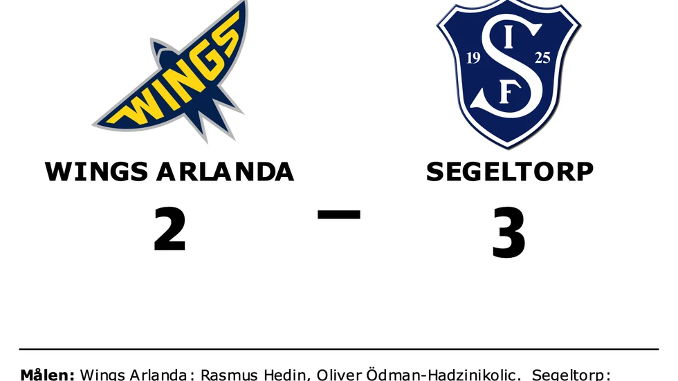 Wings HC Arlanda förlorade mot Segeltorps IF