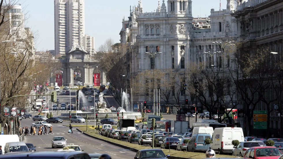 Madrid är en av de städer i Europa där halten av kvävedioxid är som allra högst. Arkivbild.