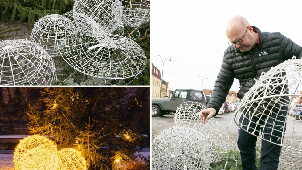 Magnus Olsson, verksamhetsledare vid Visby Centrum, är besviken över skadegörelsen. 
