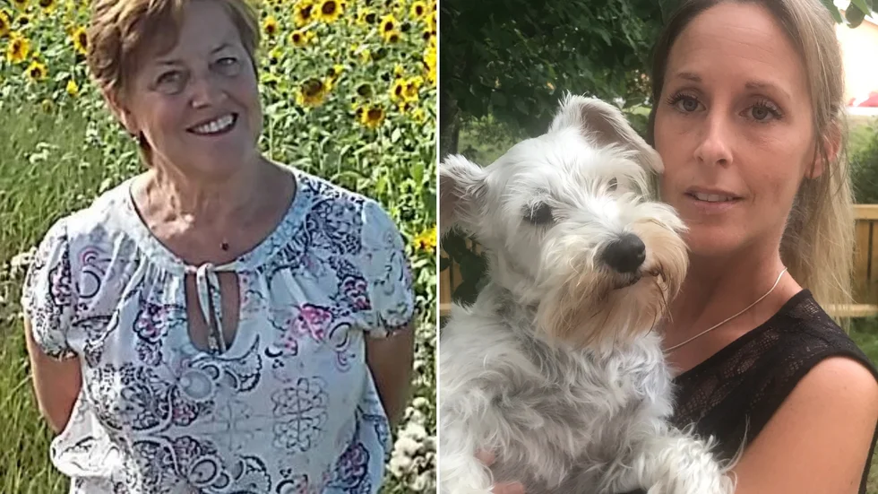 Viveca Bardun och Linda Holmstens (här med hunden Lucy) har haft kontakt med varandra efter tidningens artikel om Lindas 9-åriga son Napoleon.