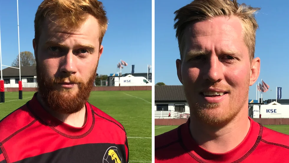Matchens lirare i Troján, Mattieu Spens Cossin och Sebastian Nockmar.