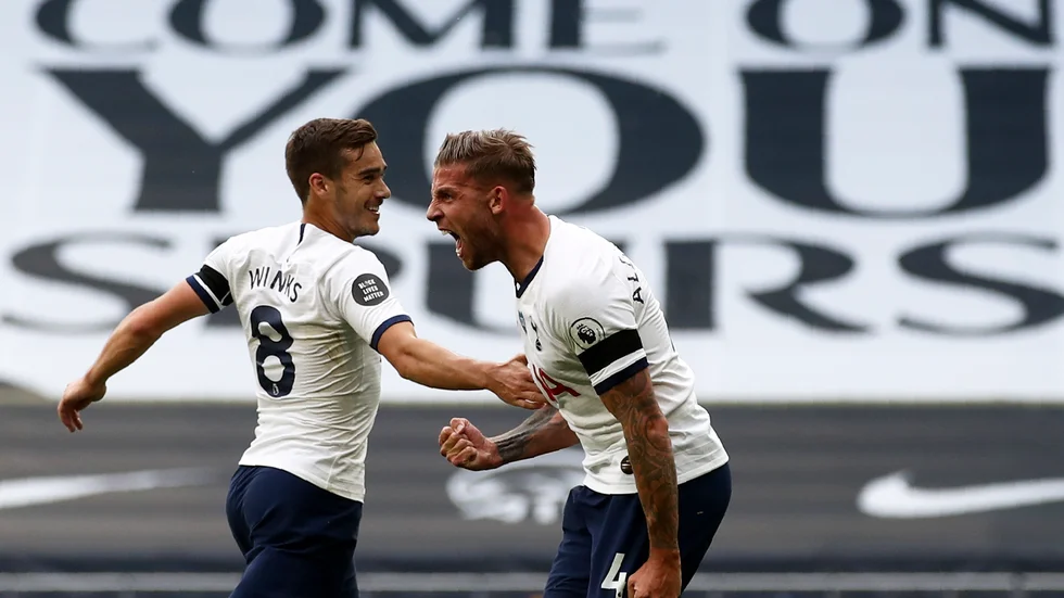 Toby Alderweireld blev matchvinnare för Tottenham mot Arsenal.