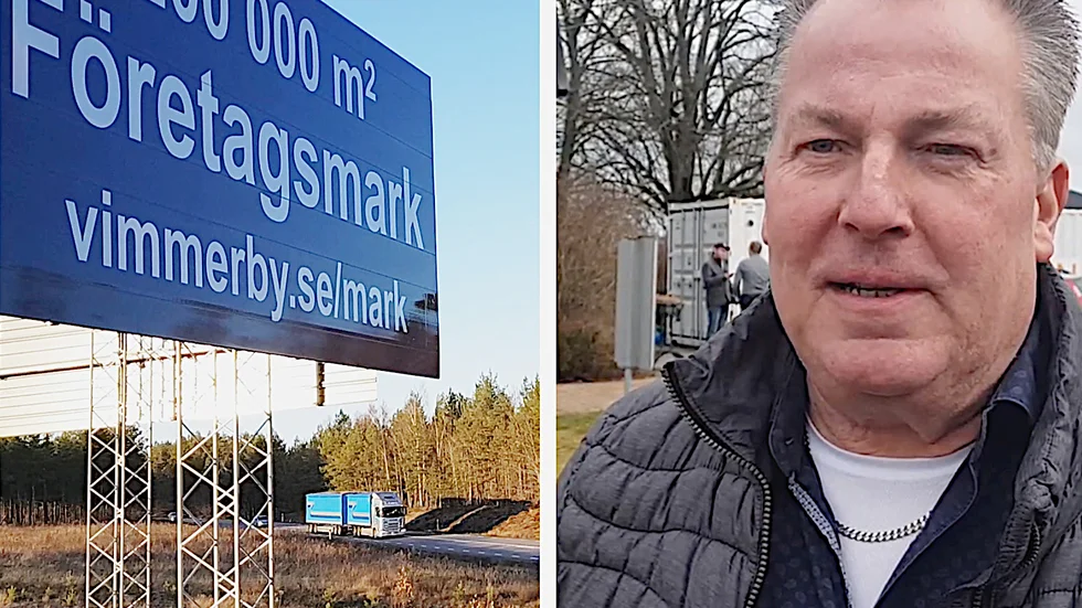 Utvecklingschefen Thomas Svärd är nöjd med att av- och påfarten mellan Krönsmon och riksvägen äntligen byggs och tror att det ökar möjligheterna till fler avtal om tomter på området.