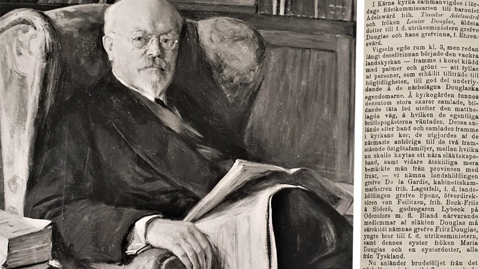 Theodor Adelswärd, baron,  entreprenör, samhällsbyggare och politiker skildras i boken Baronen.