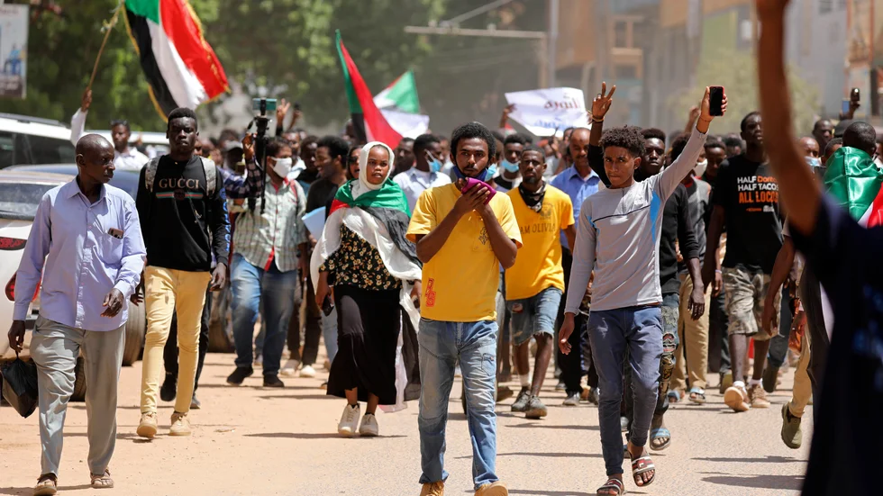 Demonstrationer för reformer i den sudanesiska huvudstaden Khartum tidigare i augusti.