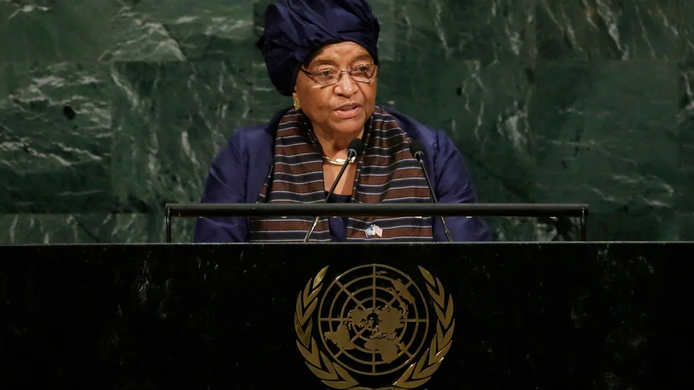 Liberias tidigare president Ellen Johnson Sirleaf ska leda panelen tillsammans med Nya Zeelands tidigare premiärminister Helen Clark. Arkivbild.