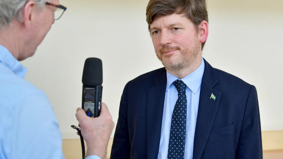 Martin Ådahl (C) riksdagsledamot från Stockholms stad och arbetsmarknadspolitisk talesperson.