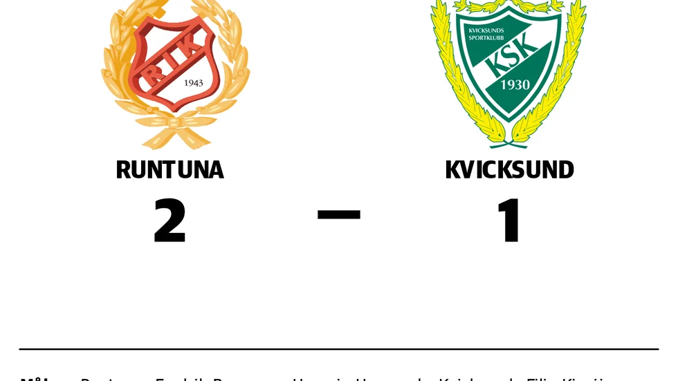 Runtuna vann mot Kvicksund