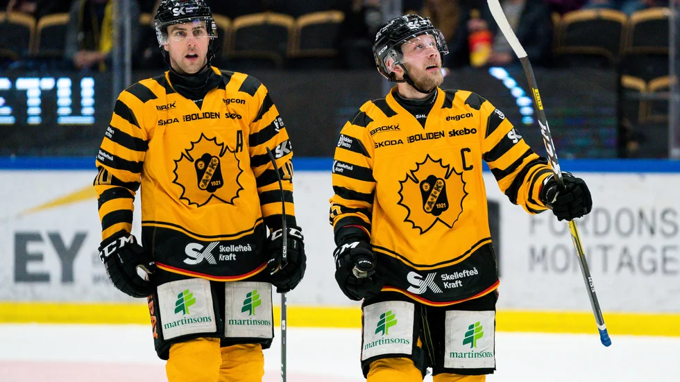 Joakim Lindström och Oscar Möllers formation är en av två kedjor som är intakta jämfört med senaste matcherna. 