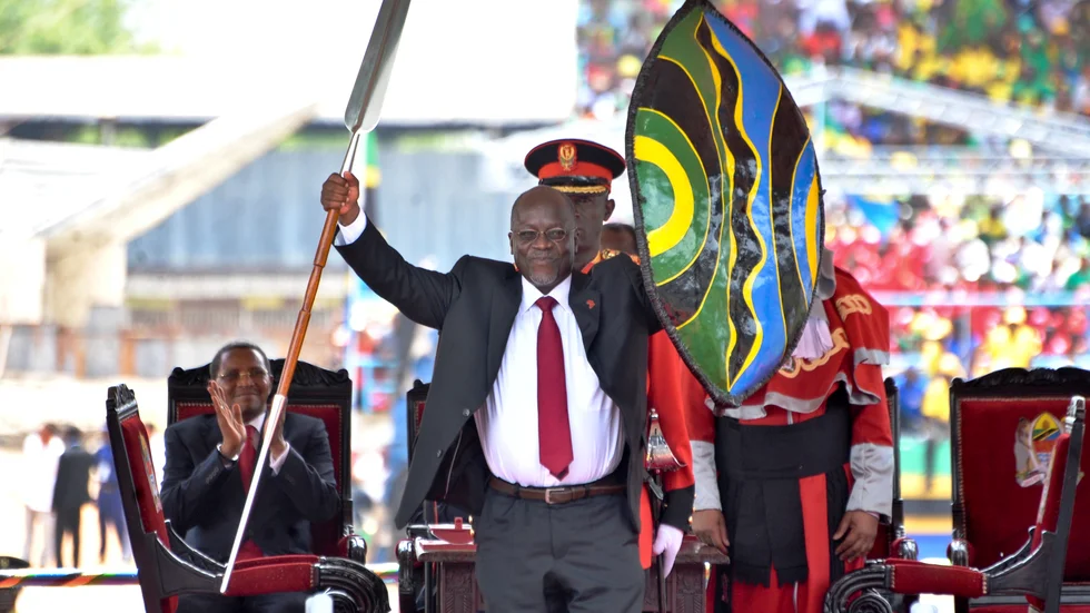 Tanzanias president John Magufuli har lett landet sedan 2015 och vill bli återvald den 28 oktober. Arkivbild.