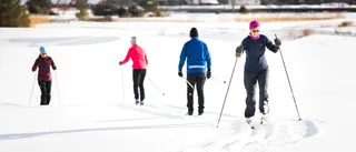 Många ville åka skidor – till och med på golfbanan