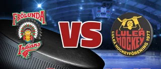 Direkt: Följ Luleå Hockeys bortamatch mot Frölunda