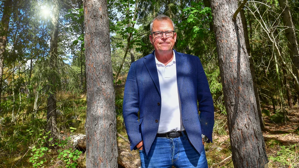 Förbundskaptenen Janne Andersson fotograferad på Bosön.