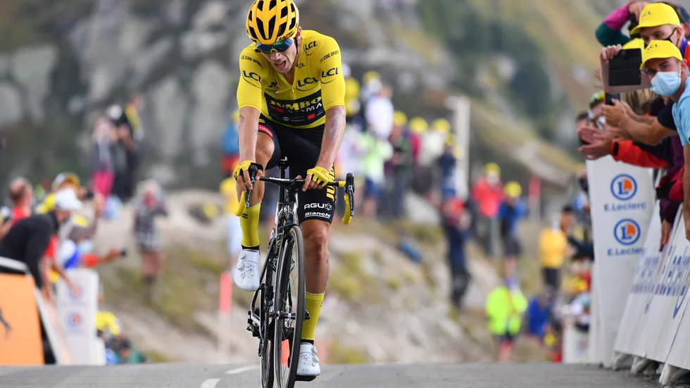 Tour de France-ledaren Primoz Roglic.