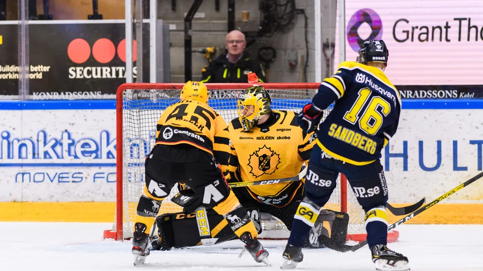Arvid Söderblom höll sin fjärde nolla den här säsongen. Det var värt ett högt betyg.