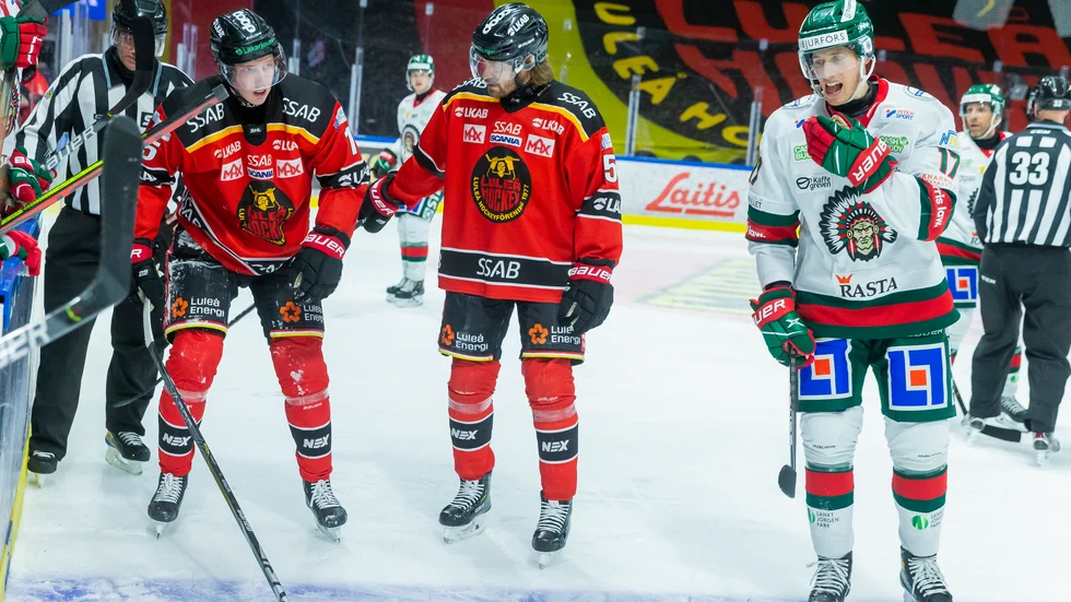 Luleå Hockeys forward Carl Mattsson drabbades av en hjärnskakning efter Joel Lundqvists huvudtackling.