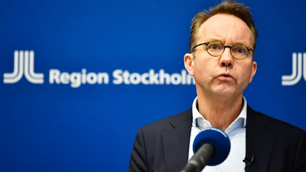Björn Eriksson, hälso- och sjukvårdsdirektör i Region Stockholm. Arkivbild.