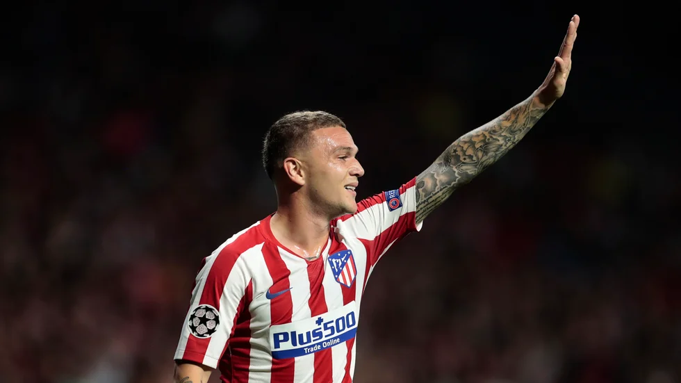 Kieran Trippier kan vara tillbaka i spel för Atlético Madrid nästa vecka. Arkivbild.