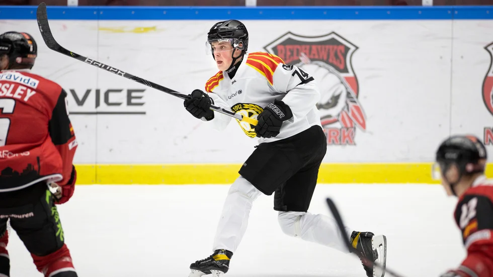 Noel Gunler gjorde succé när han var tillbaka i Brynäströjan. Arkivbild.