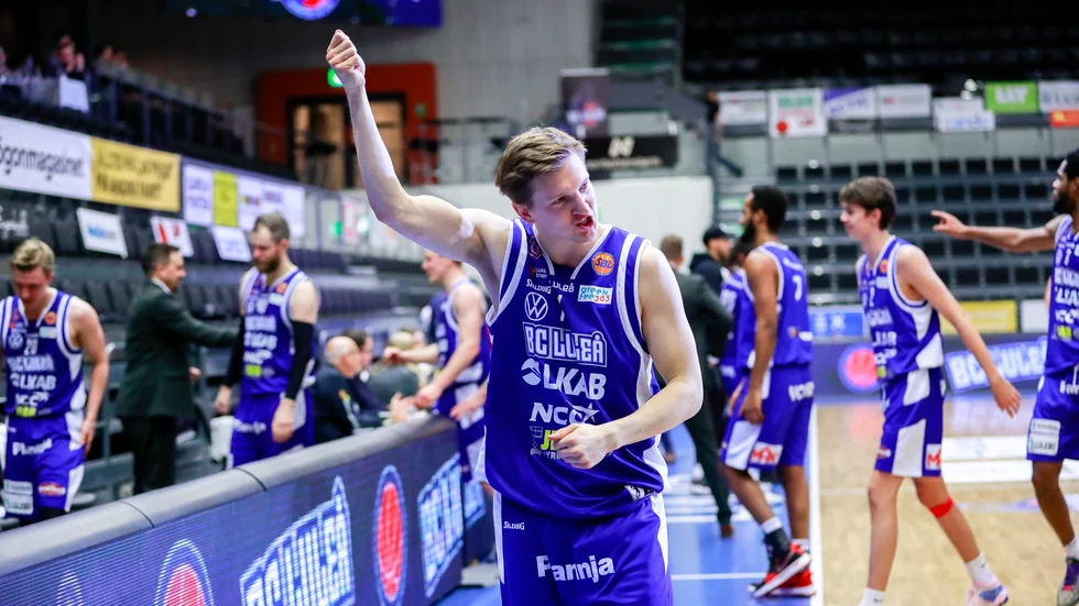 Adam Rönnqvist var stekhet när BC Luleå tog hem segern mot Fryshuset.