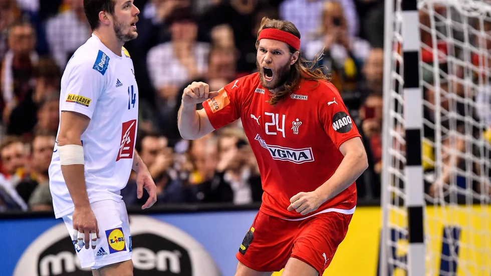 Danmark – med superstjärnan Mikkel Hansen – är en av VM:s guldfavoriter. Arkivbild.