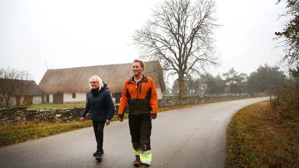 Ann Lindgren, ordförande Fårö Framtid, och Frans Brozén, ordförande Fårö utveckling AB, hoppas att ett möte med regionens företrädare kan lugna de som reagerat på nybyggnation och vattenbrist på Fårö.