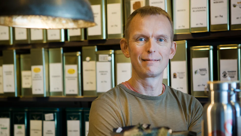 "För många tillhör te och kaffe livets nödvändigheter", säger Erik Jonsell på Sköna Gertruds.