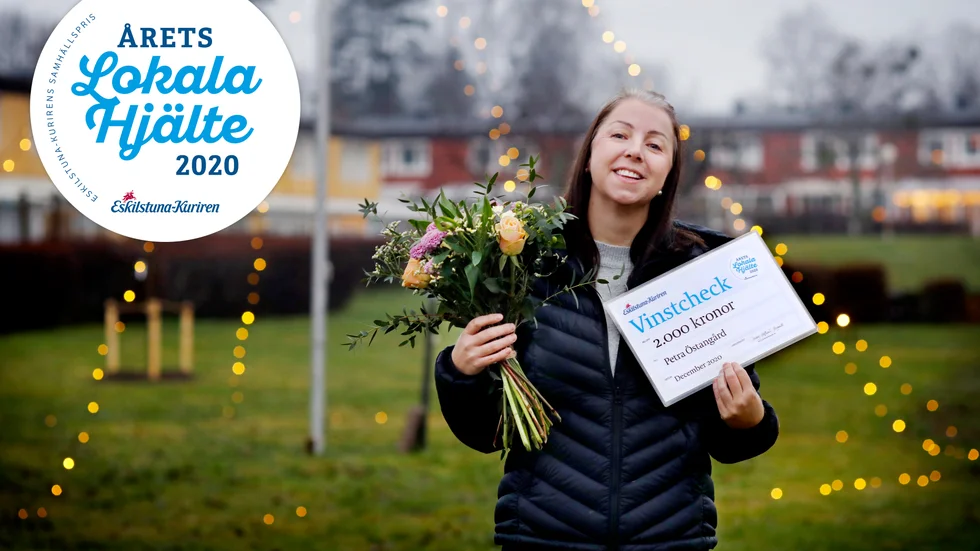 Det har varit kärlek rakt igenom. Det säger Petra Östangård, vars initiativ "Lunch till våra hjältar" samlade in över en halv miljon under den intensiva coronavåren. Nu utses hon till Årets lokala hjälte. 
