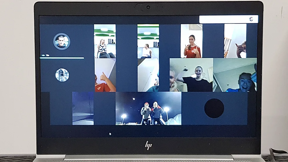 Waria-laget "samlat" för digital träning.