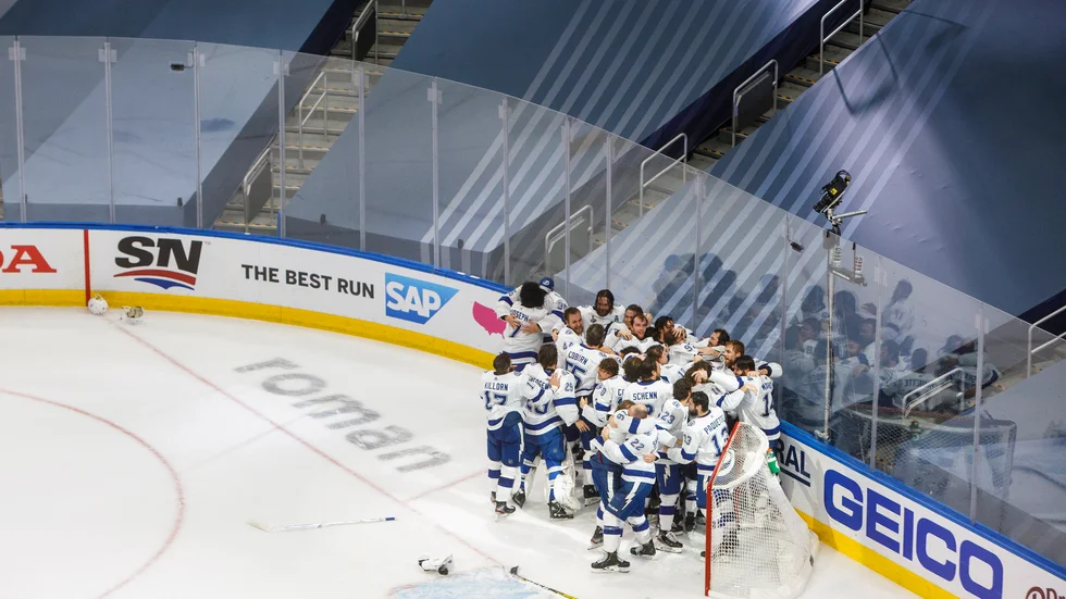 Tampa Bay är regerande Stanley Cup-mästare. 13 januari börjar jakten på att försvara titeln. Arkivbild.