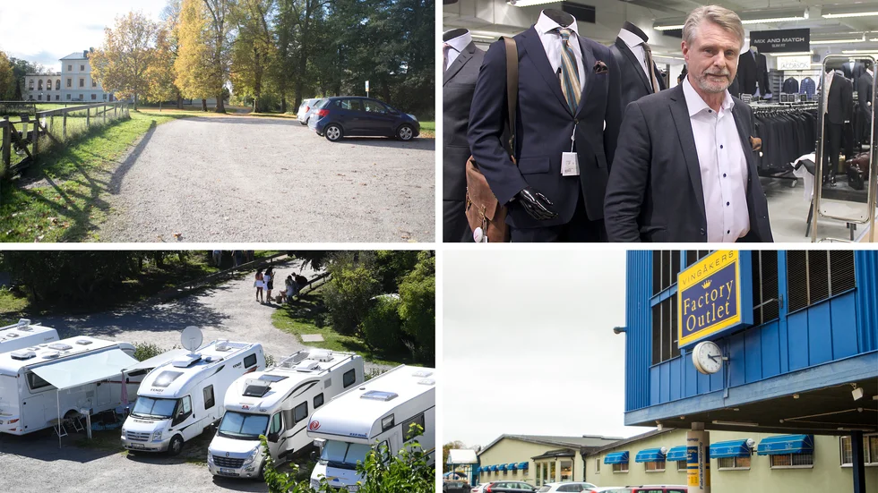 Många besökare tar husbilen till Vingåkers factory outlet. Vd:n Richard Ericson har i många år pekat på behovet av en ställplats i närheten.