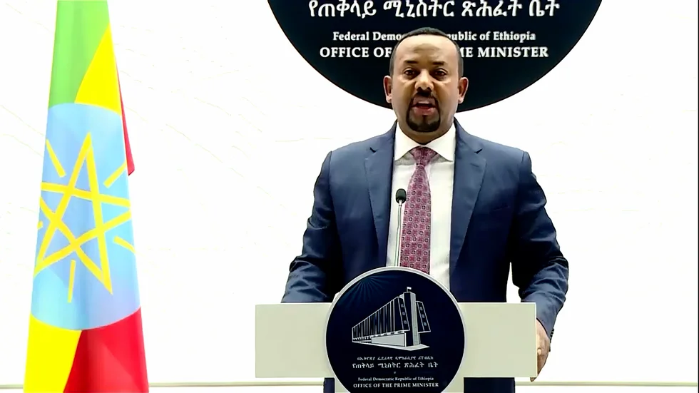 Etiopiens premiärminister Abiy Ahmed. Arkivbild.
