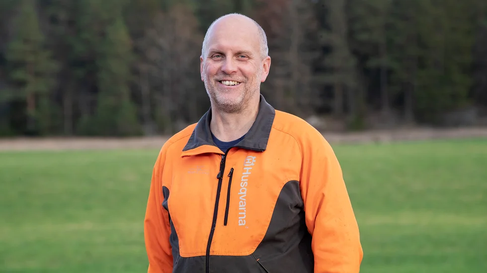 Tommy Hellsten höll precis på att avsluta spakvällen när himlen sken upp.