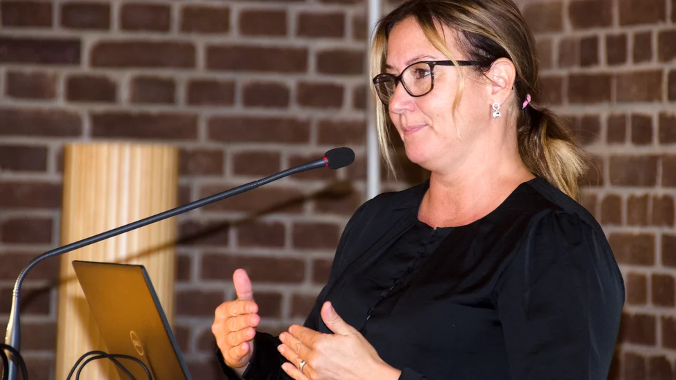 "Vi jobbar för att få till det, men vi är inte där ännu" säger Malin Åberg.