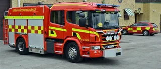 Ny brandbil i trafik hos räddningstjänsten Kinda