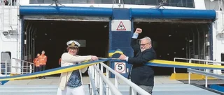 Gotlandsbåten anlände till Västervik